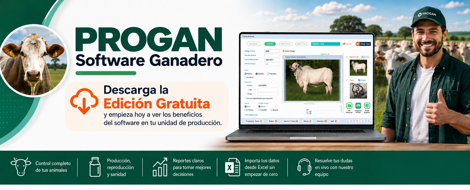PROGAN Software Ganadero 1