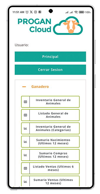 PROGAN Cloud-Módulo Ganadero PROGAN Cloud-Módulo Ganadero