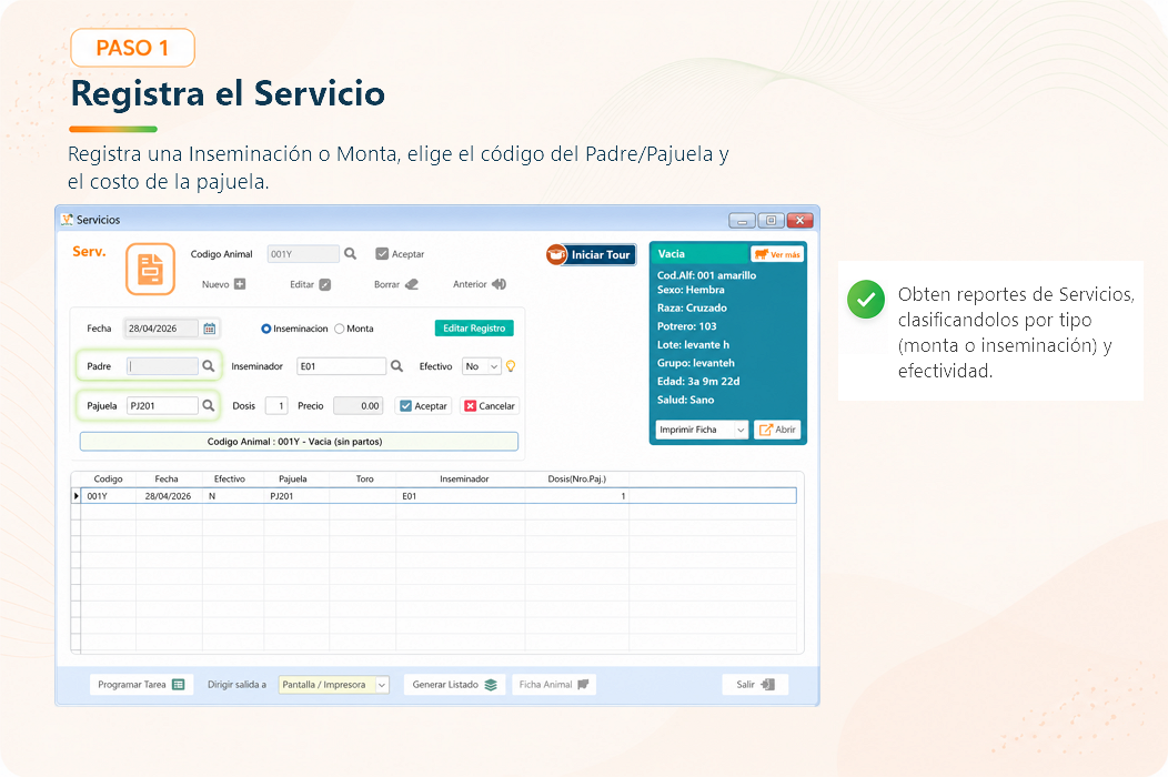 Registra Servicios