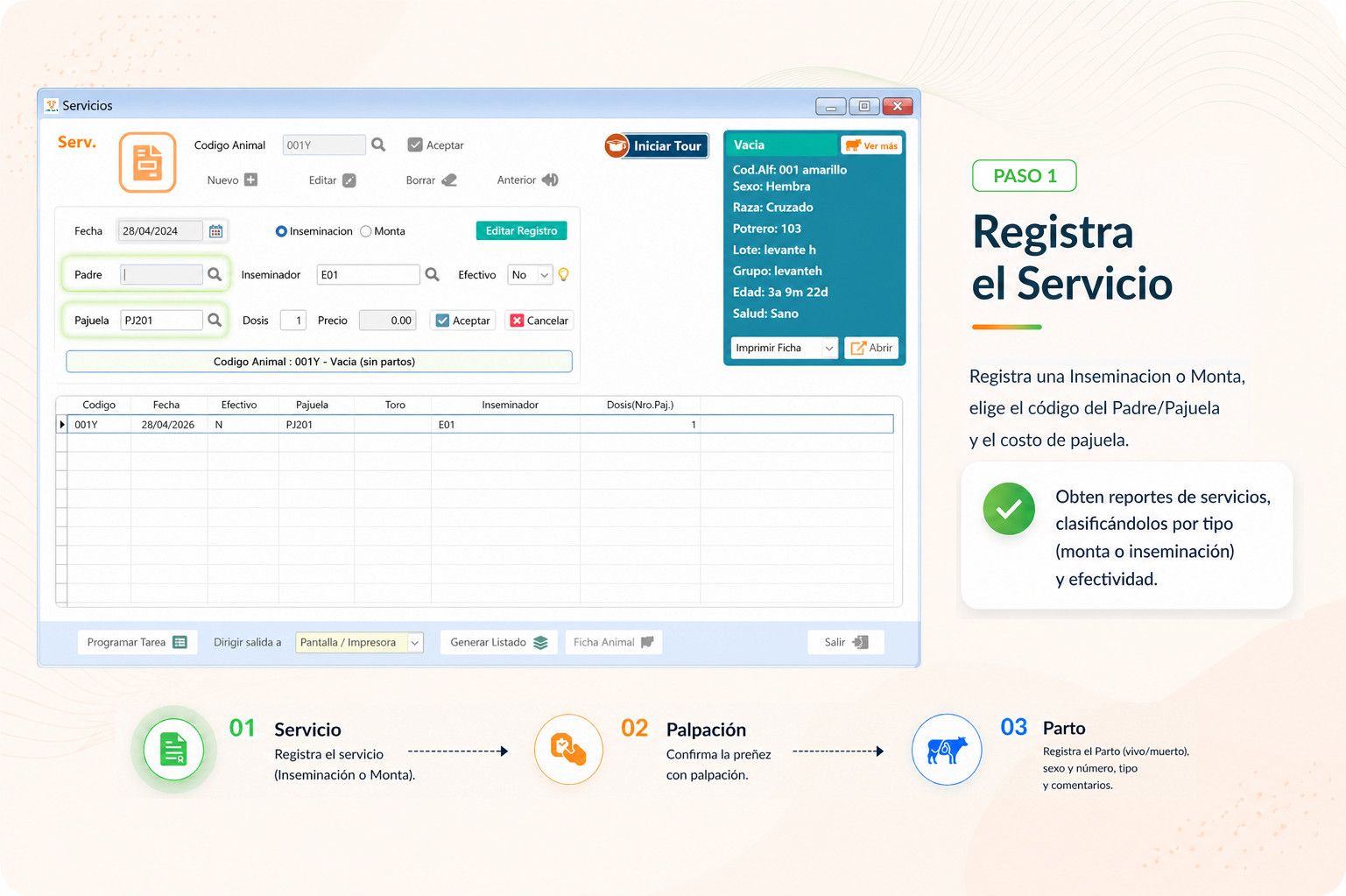 Registra Servicios